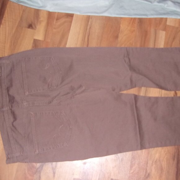 size 8 womens jeans pants tan  denim eight - Picture 4 of 6